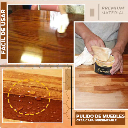 Cera restauradora de madera - BEEWAX 2X1 - Compra 1 y Llévate 2 GRATIS 🎁